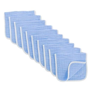 Burp Cloths Large Muslin Burp Cloths for Baby Girls and Boys Pack of 10 Extra... - Picture 1 of 6