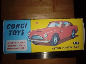 Corgi 218. Aston Martin DB 4 Reproduction /Replica Box - Picture 1 of 2