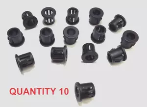 CANTIDAD 10 3/8 X 1/4 ESSENTRA BUJE A PRESIÓN OJAL NEGRO NAILON PLÁSTICO ESTILO HEYCO - Imagen 1 de 16