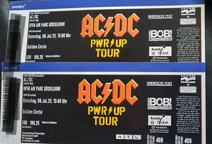 2 AC/DC - Tickets GOLDEN CIRCLE Düsseldorf 8.07.2025 *** - Bild 1 von 3