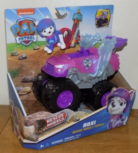 Paw Patrol Roxi Rescue Wheels Fahrzeug & Figur BRANDNEU - Bild 1 von 1