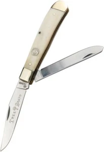 Böker Boker Tree Brand Trapper White Bone Folding Knife Taschenmesser USA only - Bild 1 von 1