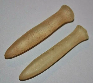 Tapones de perforación de piedra tallada a mano del neolítico africano antiguo/decoraciones de horquilla - Imagen 1 de 2