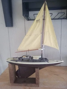1964 Eldon Racing Sloop / Segelboot mit Aufsteller gebrauchter Zustand Segelboot - Bild 1 von 12