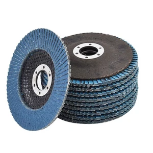 4-1/2In X 7/8In Premium Zirconia Flap Disc Sanding Grinding 40 Grit 10 Pack New - Picture 1 of 8