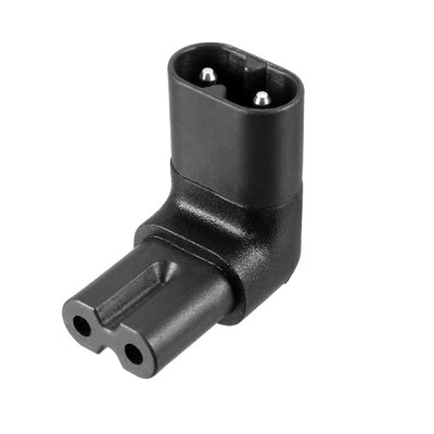 AC110-250V2,5A Stecker IEC320 Stecker C8 zu Buchse C7 Strom Steckdosen Adapter - Bild 1 von 3