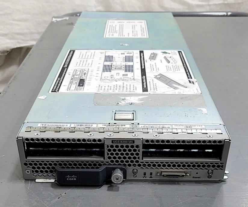 Cisco UCSB-B200-M5 V06 Server 2*INTEL XEON GOLD 5115 16GB SEE NOTES - Image 1 of 4
