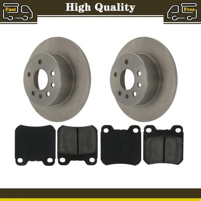 Juego de pastillas de freno traseras y rotores de disco para Chevrolet Astra 1.8L 2.0L 2.4L 2.2L Foto 1 de 4