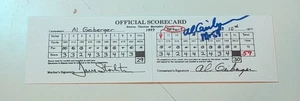 Al Geiberger Signed Scorecard Autographed JSA COA Golf PGA Mr. 59 - Picture 1 of 2