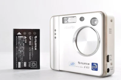 Fujifilm FinePix F410 Silver 3.1MP Digital Camera [Exc+5] Japan / 1560E#5 - Image 1 of 4