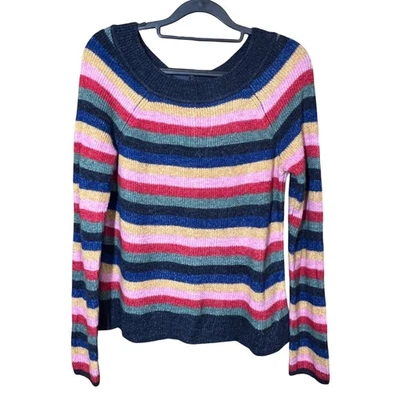 Suéter tejido a rayas multicolor con corbata trasera mediano Abercrombie & Fitch Foto 1 de 4