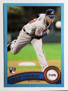 2011 Topps Update Wal-Mart Blue Border #US152 Julio Teheran - Picture 1 of 2