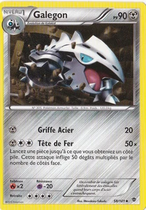 Galegon -N&B:Explosion Plasma-58/101-Carte Pokemon - Imagen 1 de 1