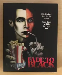 Fade To Black Blu Ray & DVD Vinegar Syndrome OOP Slipcover Horror - Picture 1 of 5