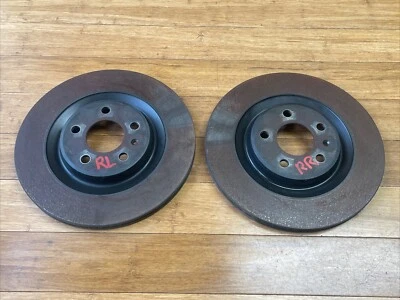 Juego de rotor de freno de disco trasero Audi Q5 2018-2025 25 k millas discos originales OEM Foto 1 de 4