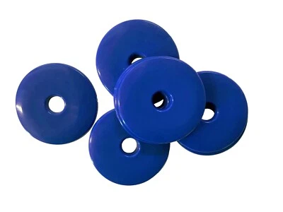 LINIC Pack of 100 55mm Dia Survey Road Markers High Impact Plastic Disc DRK BLUE S7661