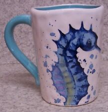 Coffee Mug Animal Fish Sealife Ocean Sea Horse NEW 18 ounce cup with gift box