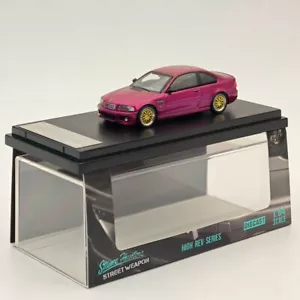 1/64 Street Weapon BMW E46 M3 HICH REV SERIES lila Diecast Modellauto - Bild 1 von 6