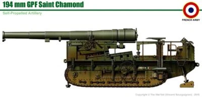 1/72-1/56 WW1 ST Chamond Self Propelled Gun. Painted Resin. 2900 models on offer - Image 1 of 4