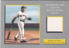 2005 Topps Turkey Red Relics #BB Barry Bonds Pants D
