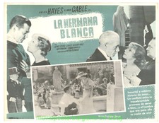 THE WHITE SISTER Mexican RR Lobby Card CLARK GABLE HELEN HAYES 1933 Film
