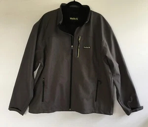 Wall’s Ripstop Soft Shell Stretch Full Zip Gray Water Resistance Jacket Sz 2XL - Picture 1 of 11