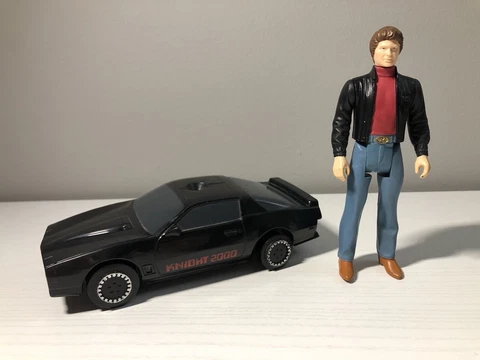 Knight 2000 Whip Shifter Knight Rider 1984 Kenner Vehicle And Michael Figure Cover