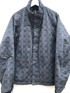 ICEPEAK Ski Jacket Grey Blue Checked Size 48 Mens Medium M - Picture 1 of 8