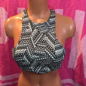Victoria's Secret ROSA Riemen Bikini-Oberteil mit hohem Ausschnitt Medium NEU - Bild 1 von 4