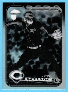 Lyon Richardson 2024 Topps cromo #230 refractor negativo novato RC SP rojos - Imagen 1 de 2