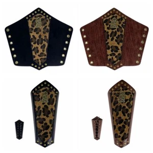 Hombres Guardabrazos Caballero Cinturón Estampado Leopardo Muñequera Popular 1 Par Llamativo - Imagen 1 de 5