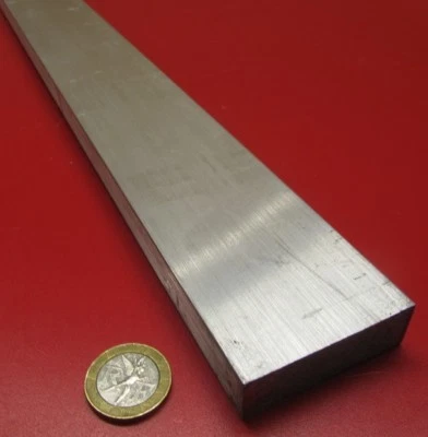 Barra de aluminio 6061 T651, 5/8" (.625") de grosor x 2.0" de ancho x 36" de largo Foto 1 de 4