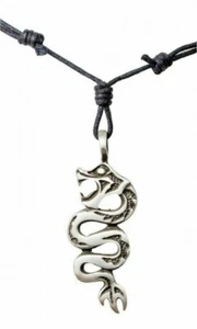 Halskette Schlange im Tribal Style, Necklace Snake in tribal Style, Collar Serpi - Bild 1 von 1