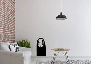 Calcomanía adhesiva de vinilo de arte de pared de anime con diseño inspirado en No Face Spirited Away - Imagen 1 de 5