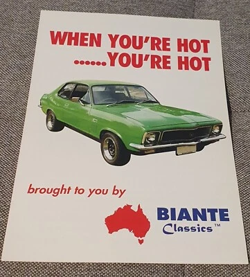 БРОШЮРА BIANTE 1:18 LJ TORANA GTR XU-1 ЗЕЛЕНАЯ - РЕДКАЯ - Изображение 1 из 3