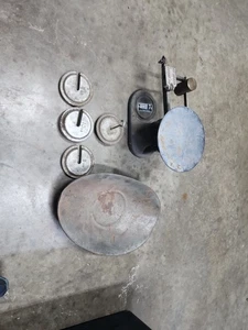 Fairbanks Morse & Co. Vintage Store Contrappeso Bilanci Scoop Ciotola di Latta - Foto 1 di 5