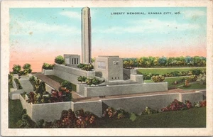 POSTCARD- LIBERTY MEMORIAL, KANSAS CITY MO. - Picture 1 of 2