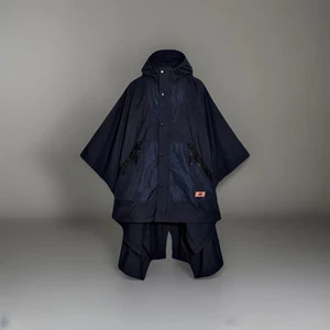 Designer Coach Marke verstaubarer Poncho mit Tasche schwarz marineblau Nylon Herren Gr. L (org $ 795) - Bild 1 von 12