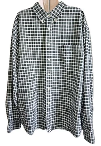 American Eagle Outfitters Herren Knopfleiste Langarm Gr. XXL robust Oxford grün - Bild 1 von 11