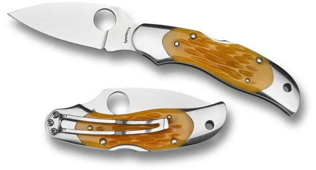 Nuevo Spyderco Kopa/Squash Jigged Bone/VG-10/C92SQP/Descontinuado raro Foto 1 de 1