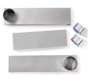 Periscopio Asciugatrice Ventilazione Piatto Asciugatrice Canale 4 Pollici Inox Telescopico per Whirlpool  - Foto 1 di 7