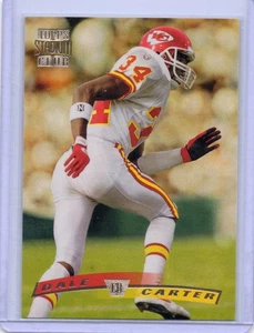 1996 Topps Stadium Club - Dale Carter #34 Kansas City Chiefs - Picture 1 of 2