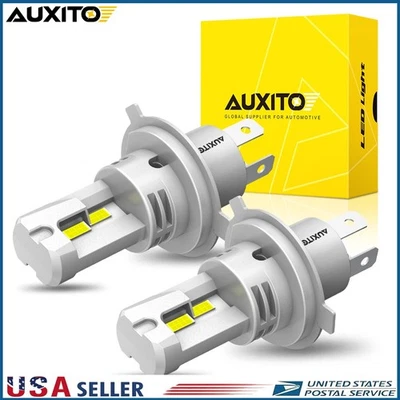 9003 H4 LED Headlight Bulbs Kit 10000W 1000000LM Hi/Lo Beam Super Bright White - Image 1 of 4