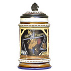 Mettlach Beer Stein #1149 | Stoneware 0.5L, Germany, Antique 1925