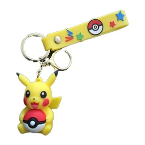 Pokemon Pikachu 3" Keychain Backpack Clip With Wristlet - Picture 1 of 5