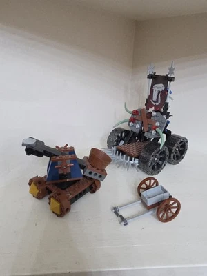 LEGO Castle Troll Assault Wagon [7038] + (7091) Catapulta Caballero Orko. Incompleto Foto 1 de 4