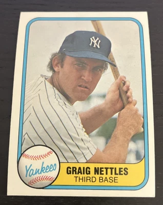 Fleer 1981 - Graig Nettles - #87b - Yankees de Nueva York Foto 1 de 2