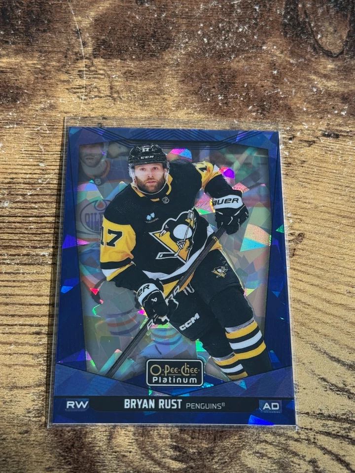 2024-25 O-Pee-Chee Platinum #78 Blue Fragments Bryan Rust #’d/125 - Image 1 of 1