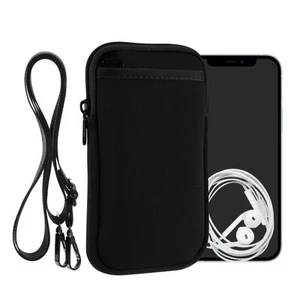 Etui na telefon komórkowy do XL - 6,7 6,8" - Etui z paskiem - Neopren Cover Necklace Case - Zdjęcie 1 z 8
