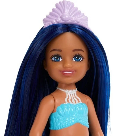Barbie Mermaid Chelsea Doll with Blue Hair Cover